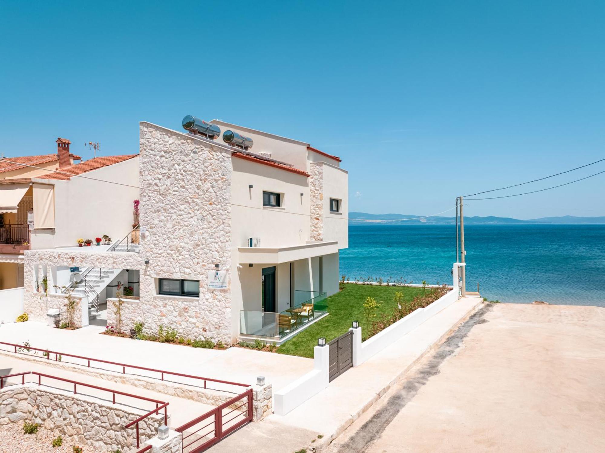 Azzurro E Verde By Rentalspro - Nea Potidaia Halkidiki Nea Poteidaia Exteriör bild