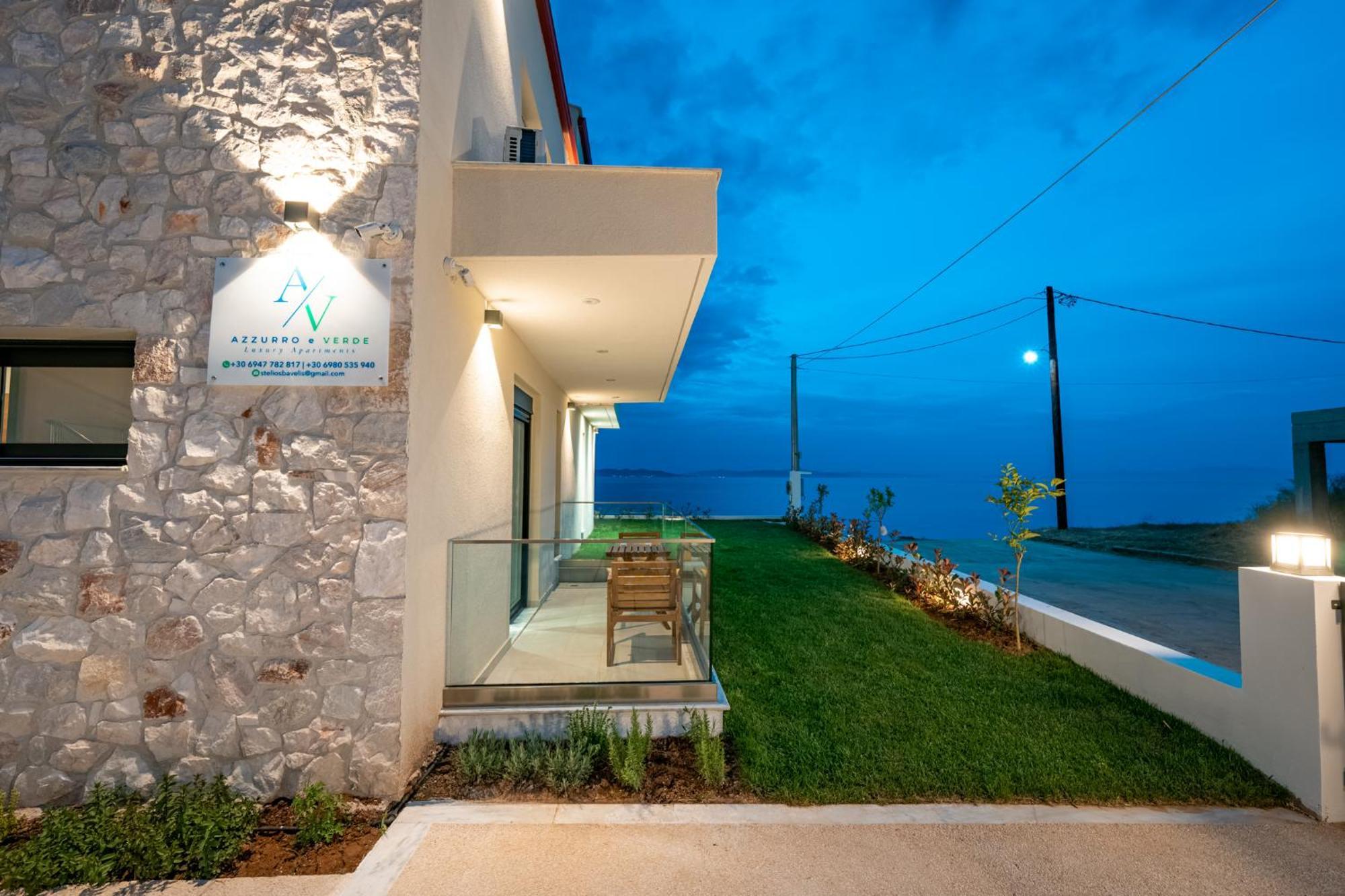 Azzurro E Verde By Rentalspro - Nea Potidaia Halkidiki Nea Poteidaia Exteriör bild